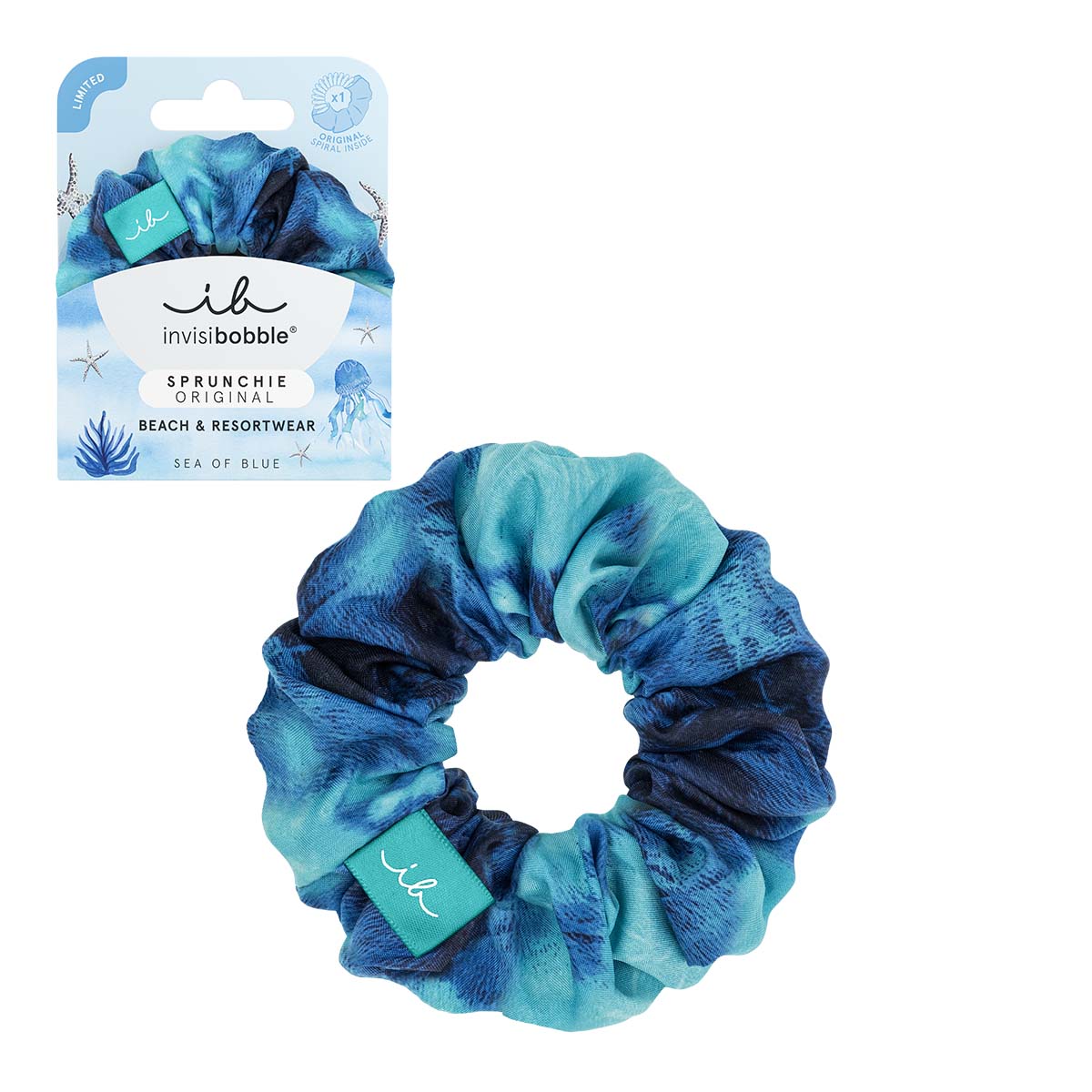 SPRUNCHIE Bikini Meer von Blau