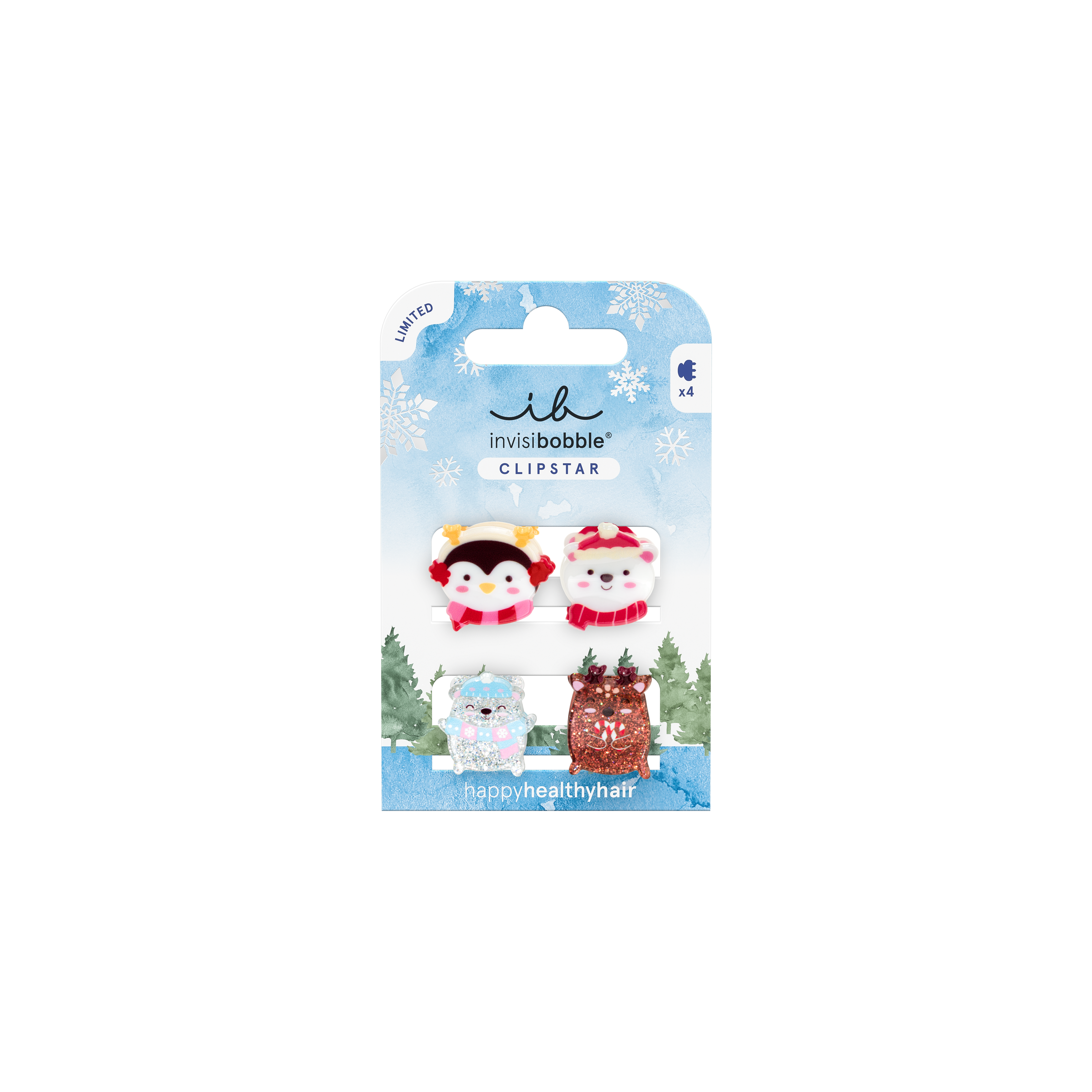 CLIPSTAR KIDS Cozy Snowy Friends
